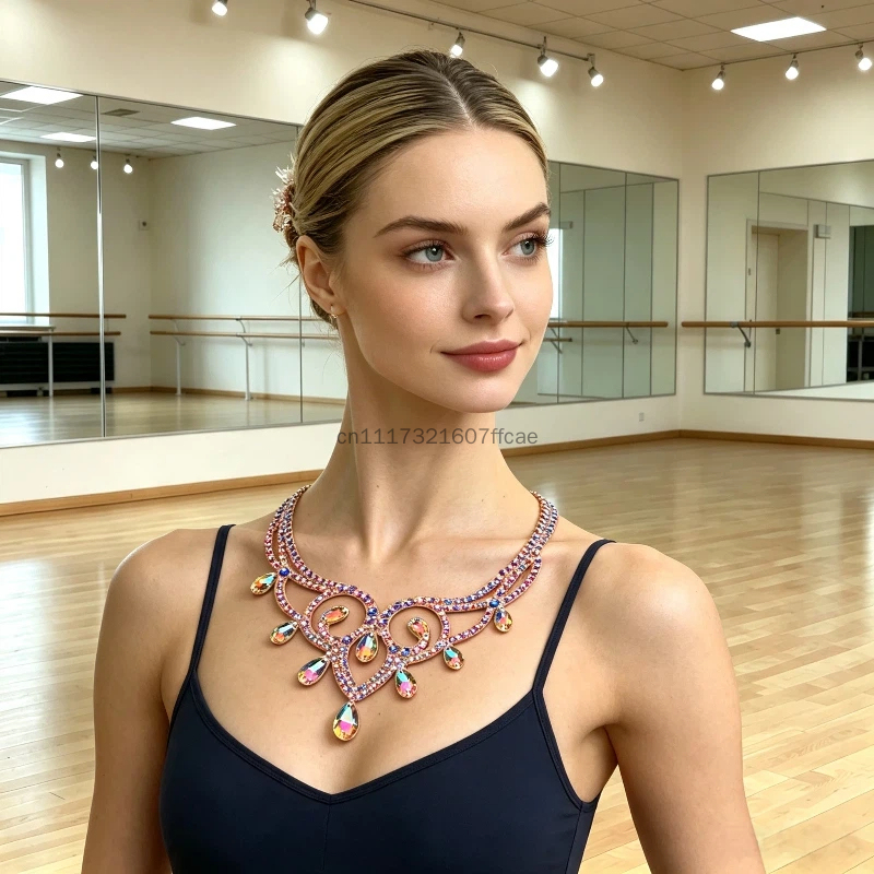 Women Accessories Egypt - Belly Dance Sparkle Necklace Competition Dancer