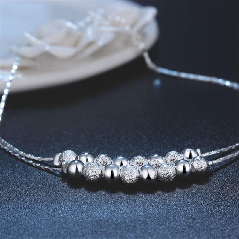 Beaded Anklet Chain - KOFSAC Summer New 925 Sterling Silver