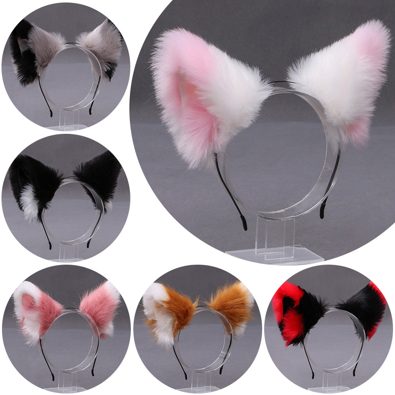 Women'S Formal Accessories - Fluffy Fox Cat Ear Plush Headband