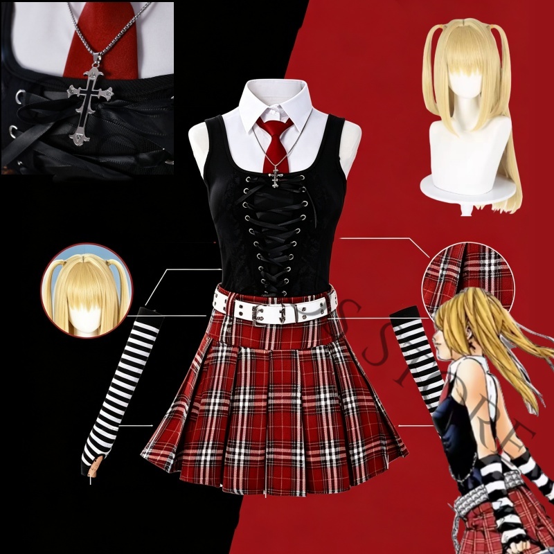 Women'S Red Accessories - Anime Misa Amane Misamisa Cosplay Costume