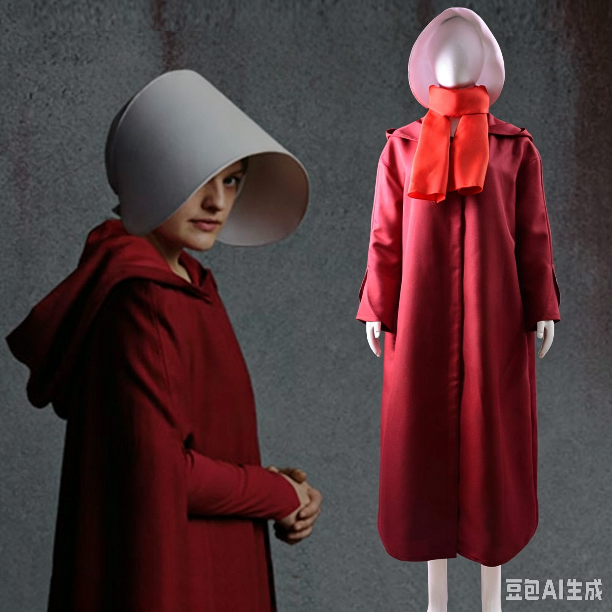 Women'S Red Accessories - He Handmaid's Tale Cosplay Costume Handmaid