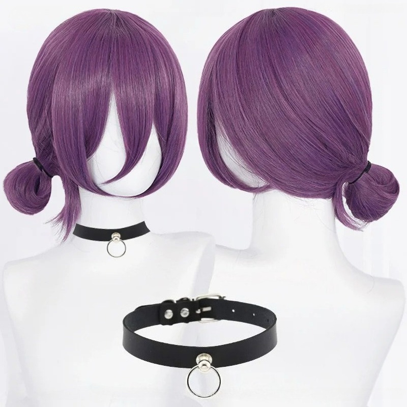 Women'S Formal Accessories - Anime Reze Cosplay Wig 45cm Purple