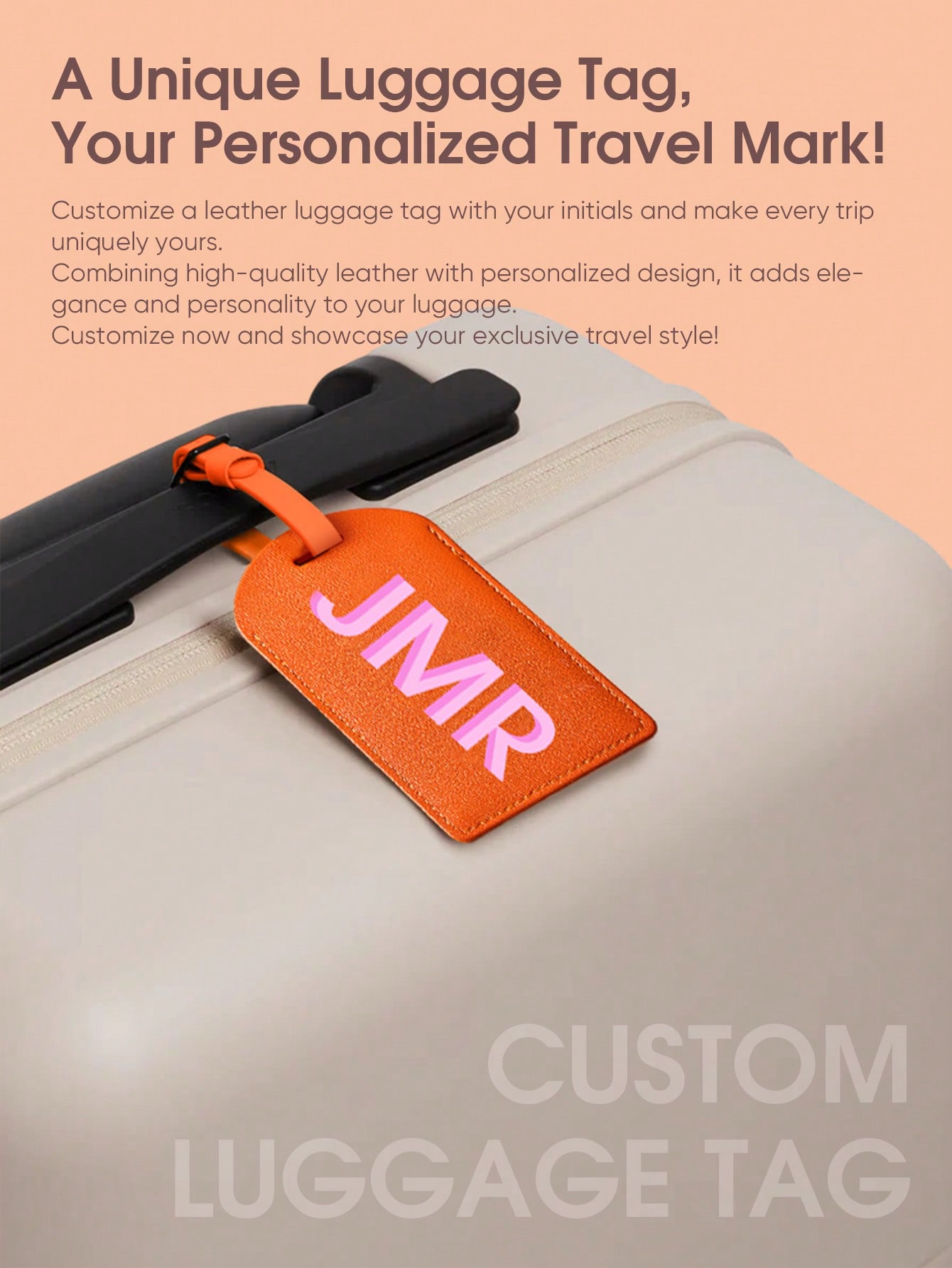 Personalized Initial Luggage T - Women'S Accessories For Suit recension och pris