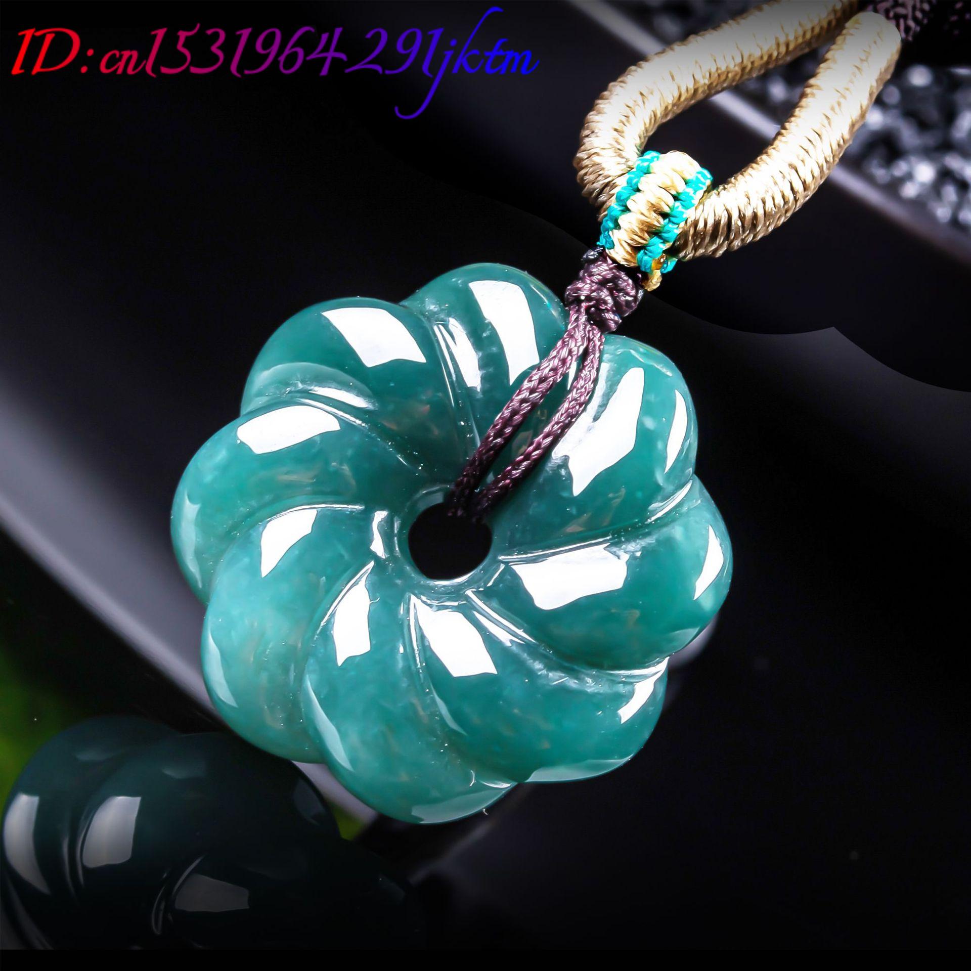 Natural Burmese Jadeite Flower - Women Accessories For Gift recension och pris