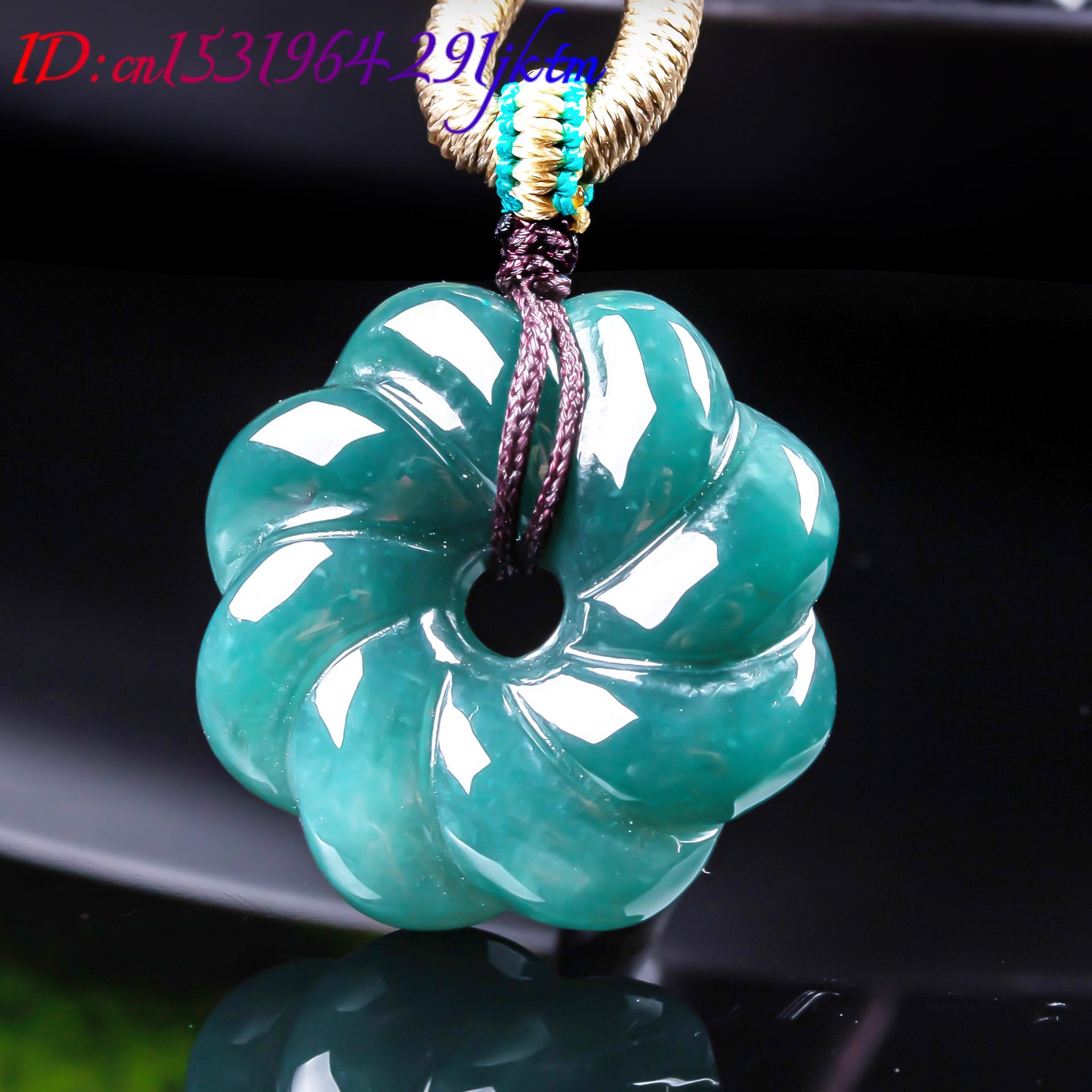 Natural Burmese Jadeite Flower - Women Accessories For Gift recension och pris