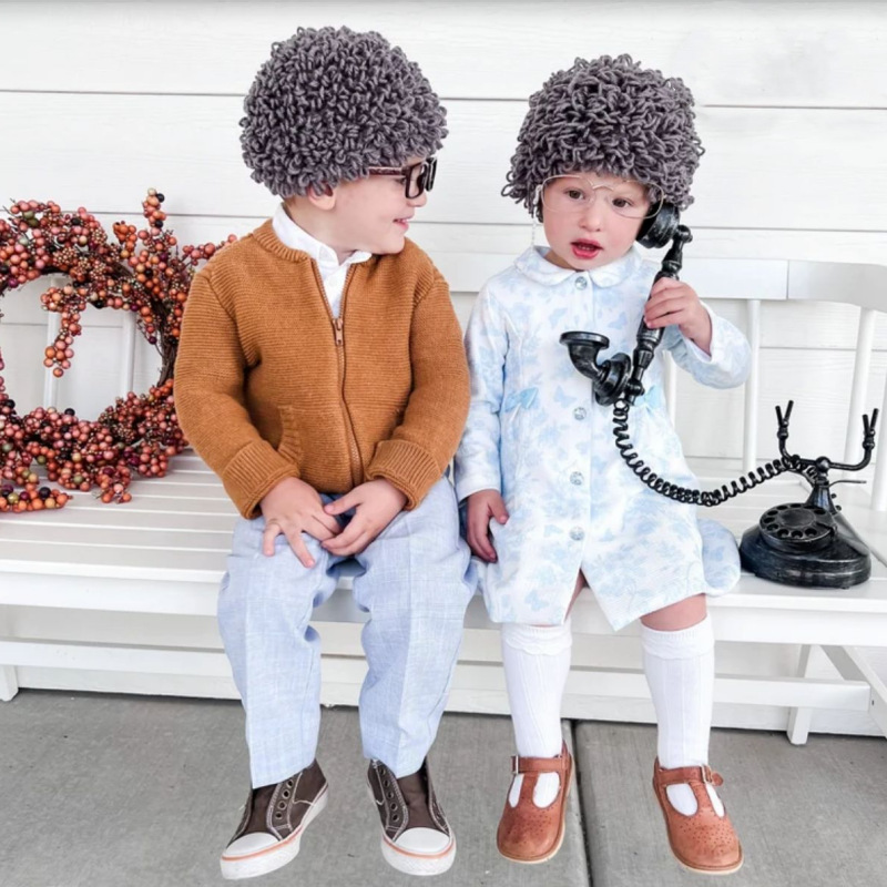 Cute Kids Boy Girl Old Lady Wo - Women'S Formal Accessories recension och pris