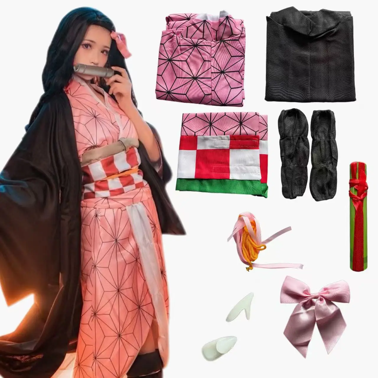Anime  Kamado Nezuko Cosplay C - Women'S Vacation Accessories recension och pris