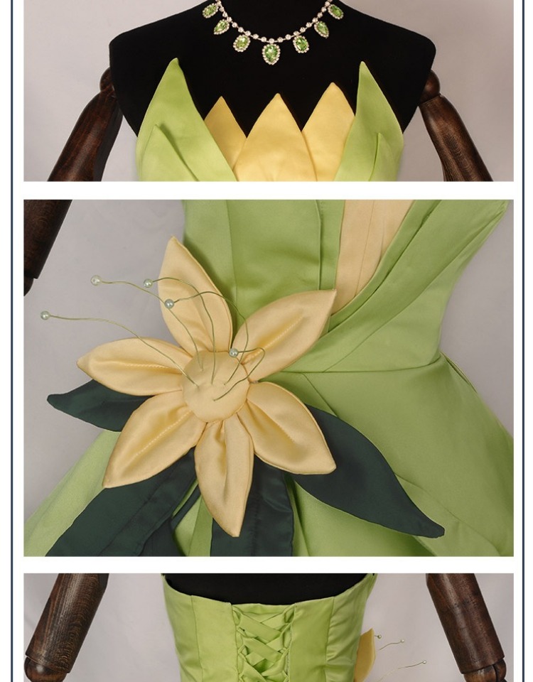 Princess Tiana Dress Cosplay C - Women'S Formal Accessories recension och pris