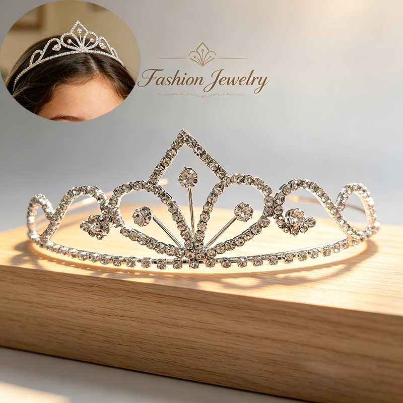 Silver Color Rhinestone Bridal - Women'S Formal Accessories recension och pris