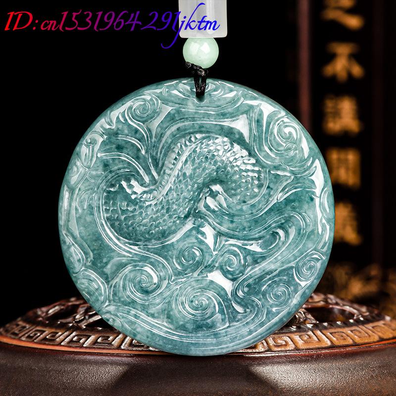 Burmese Jadeite Dragon Pendant - Women Accessories For Gift recension och pris