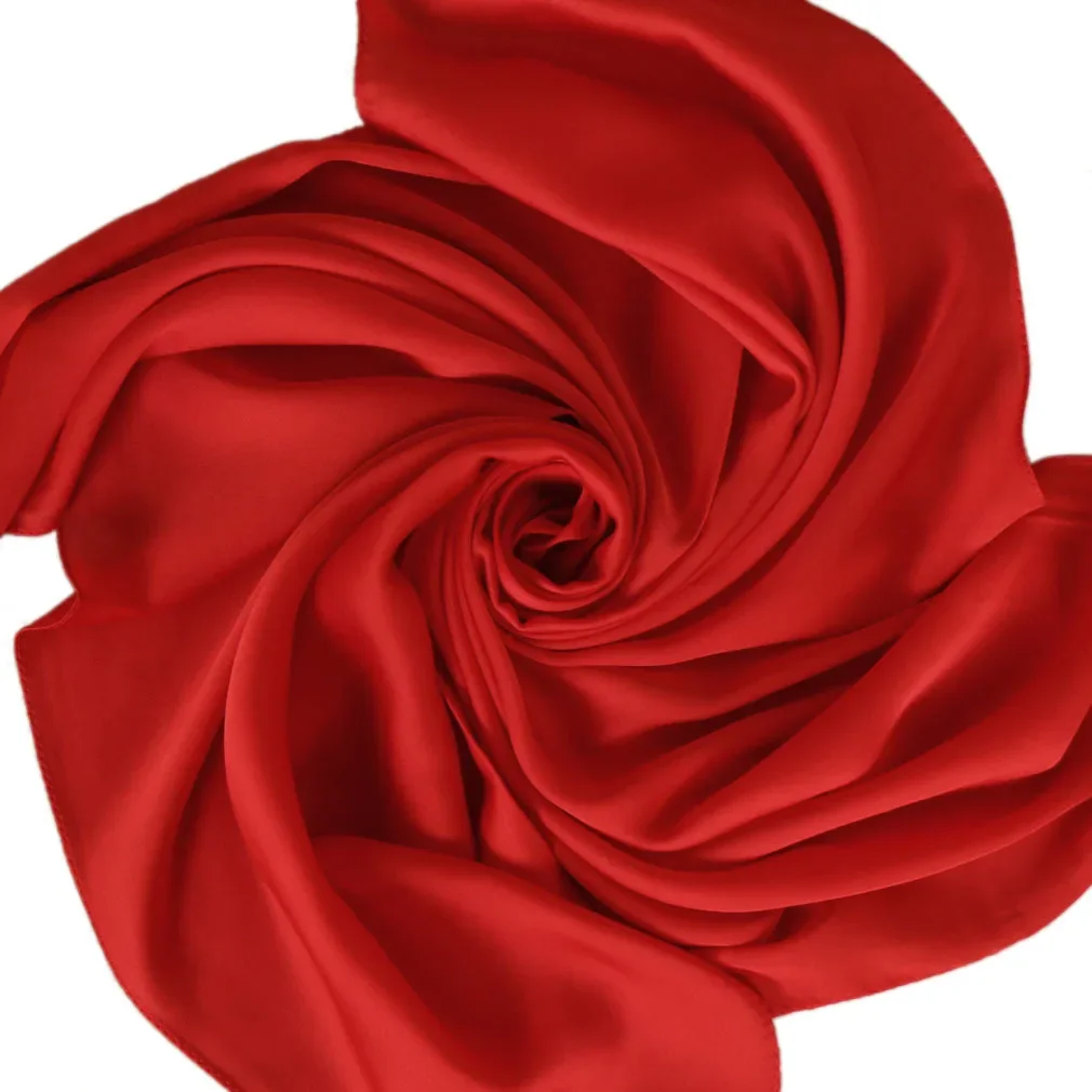 Satin Scarf Women 70cm Solid C - Women'S Accessories For Neck recension och pris