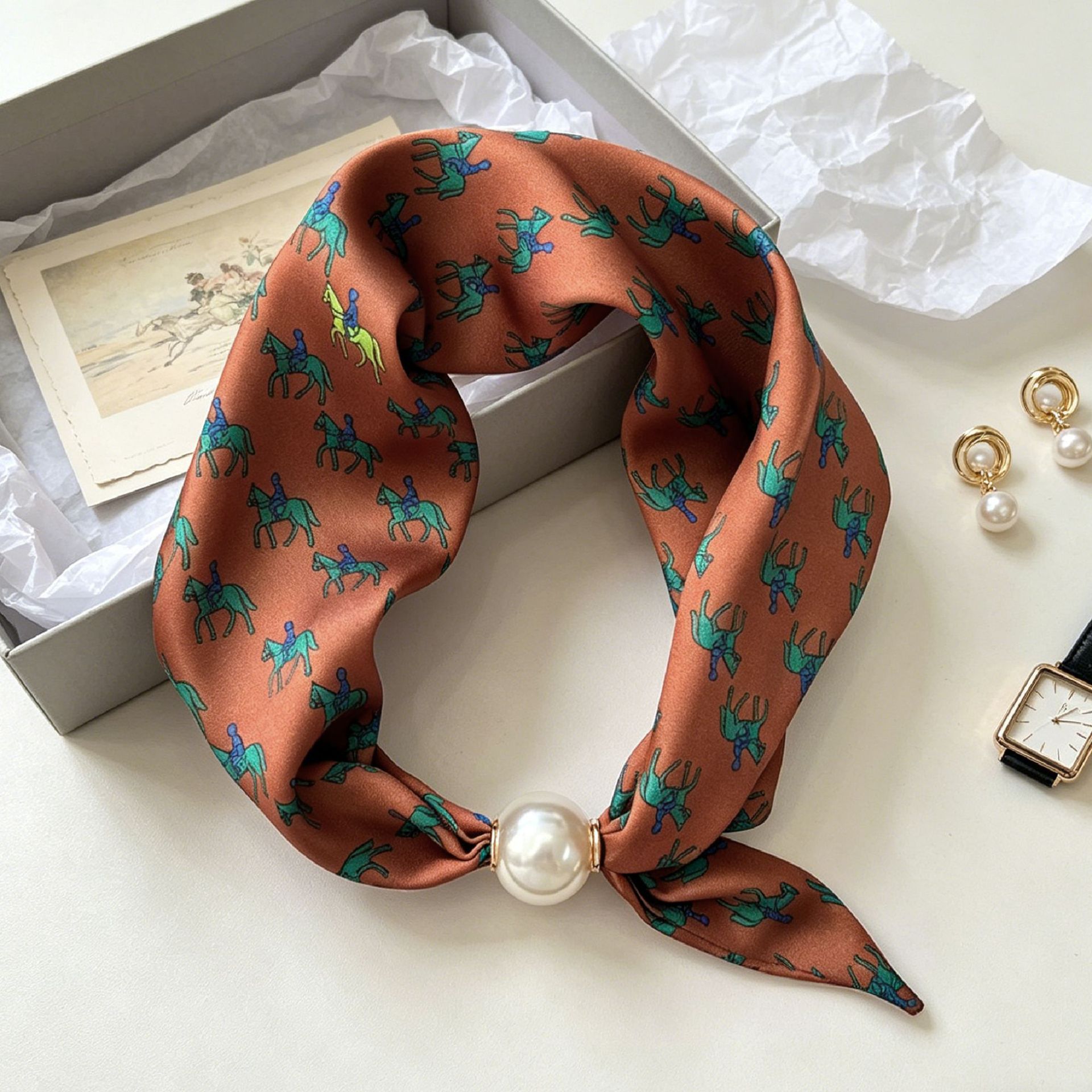 Luxury Knight Pearl Magnetic S - Women'S Accessories For Neck recension och pris