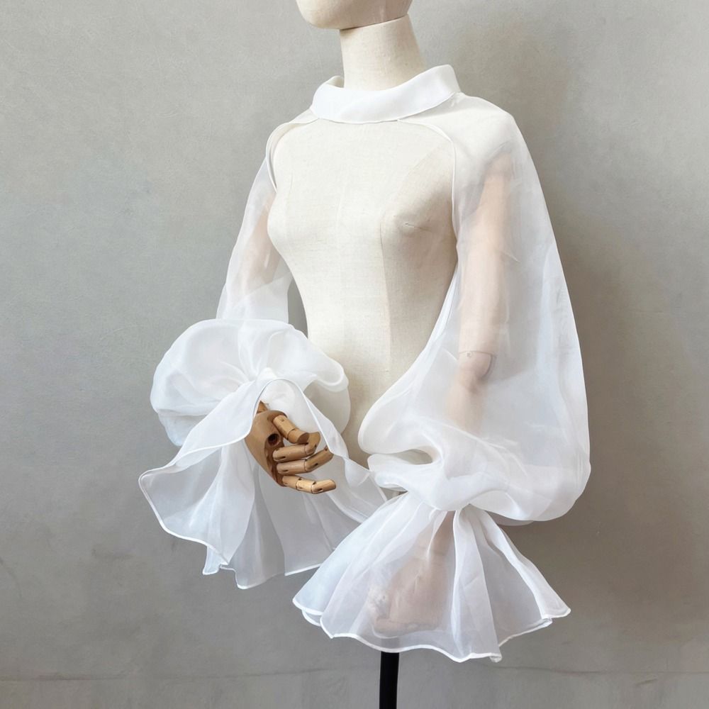 Puffy Bridal Sleeves Long Slee - Women'S Accessories For Neck recension och pris