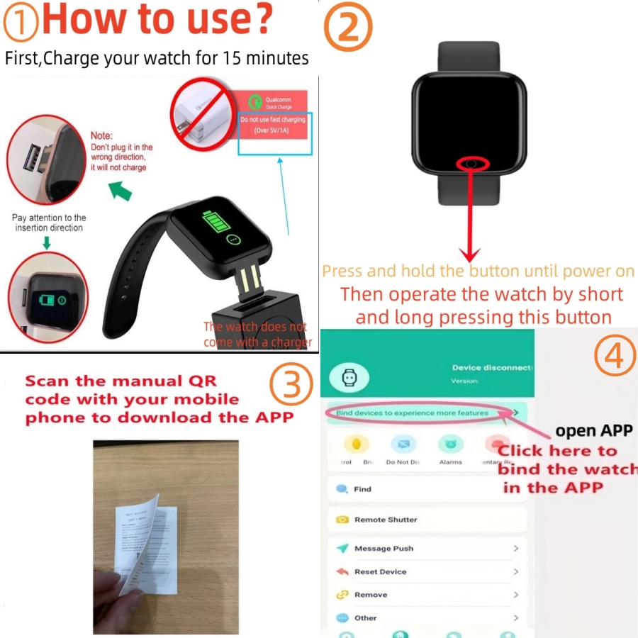 Smart Watch For Men Women Spor - Women Accessories Display recension och pris