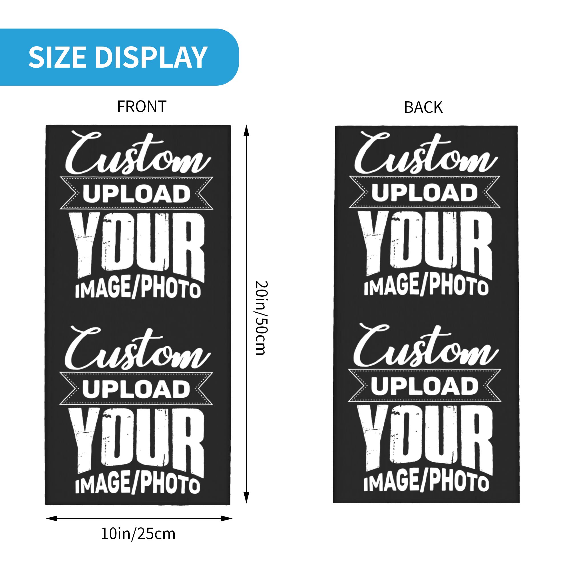 Custom Your Design Here Bandan - Women Accessories Logo Design recension och pris