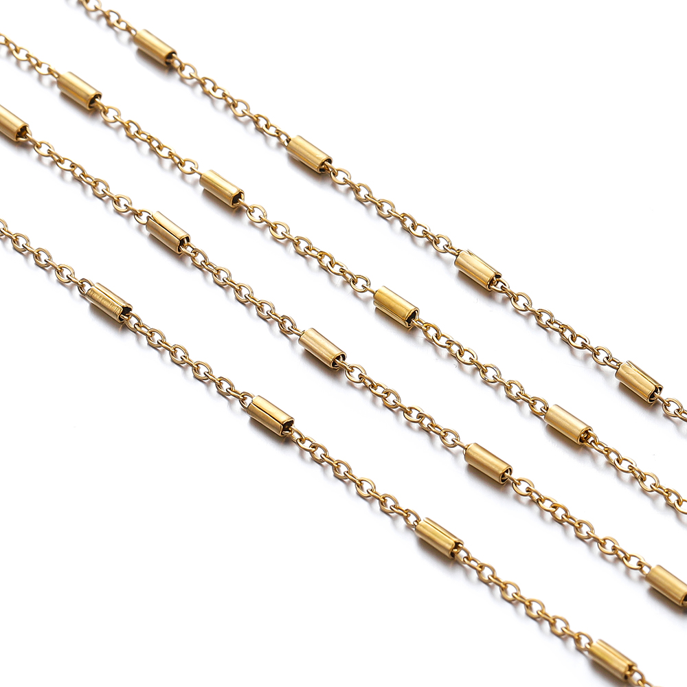 2Meters Stainless Steel Chain  - Beaded Anklet Chain recension och pris