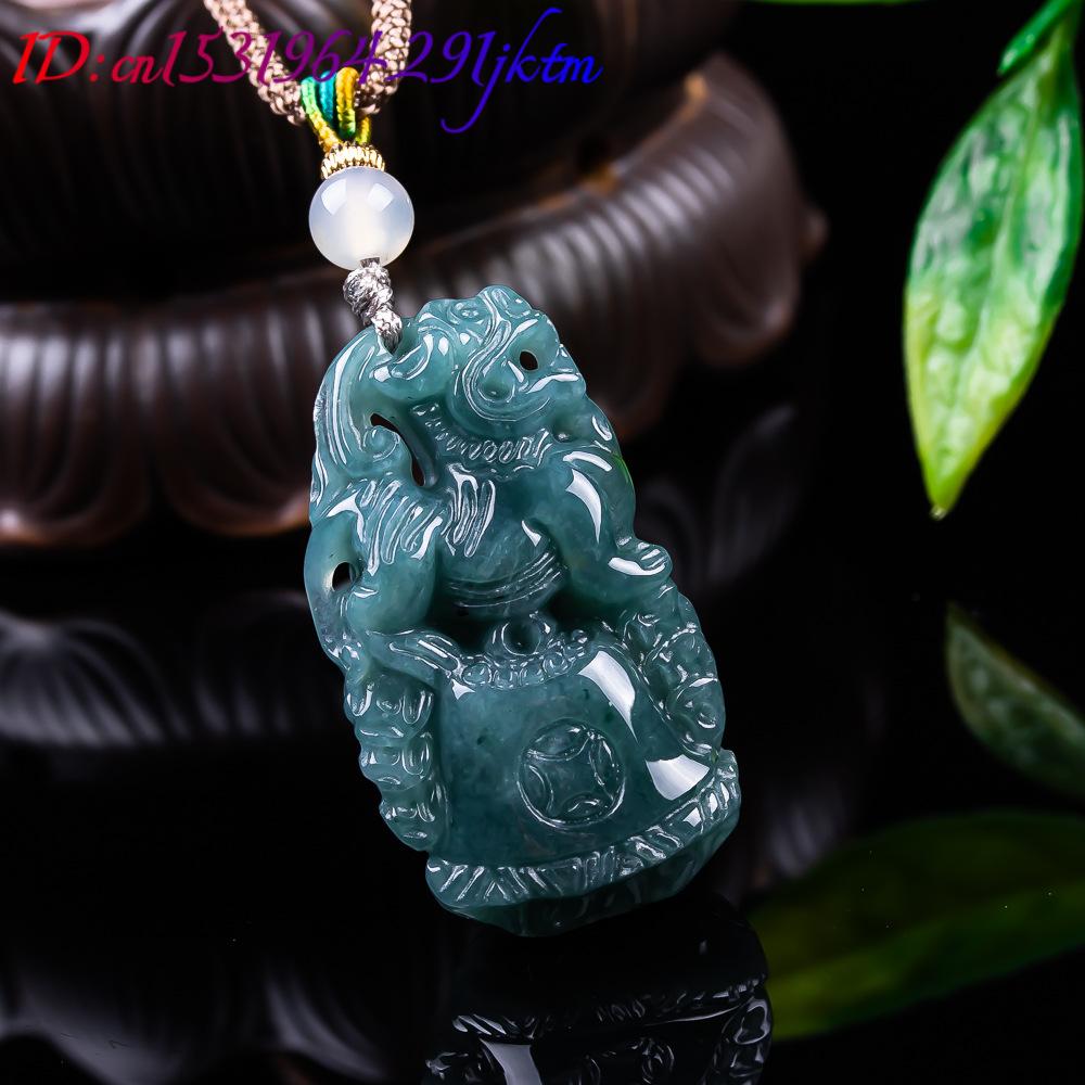 Burmese Jadeite Pixiu Pendant  - Women Accessories For Gift recension och pris