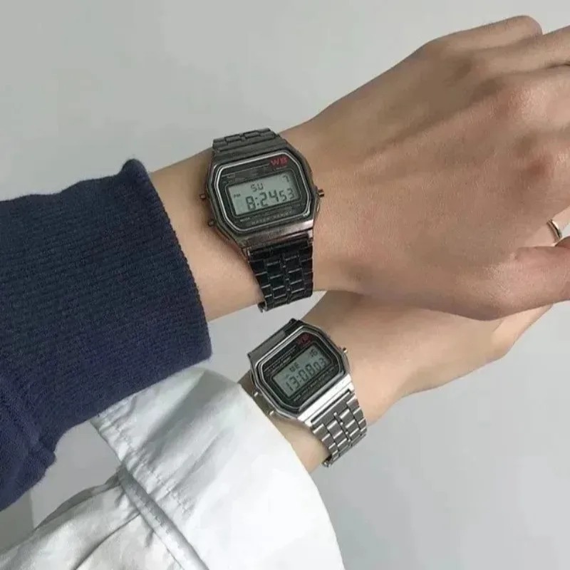 Luxury F91W Steel Band Watches - Women Accessories Display recension och pris