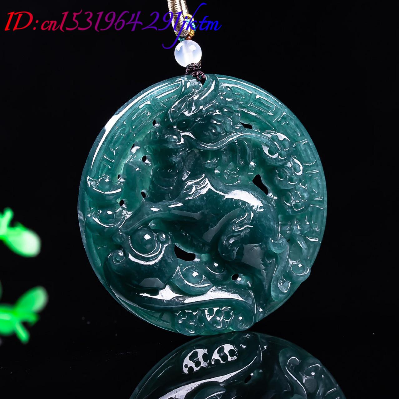 Burmese Jadeite Dragon Pendant - Women Accessories For Gift recension och pris