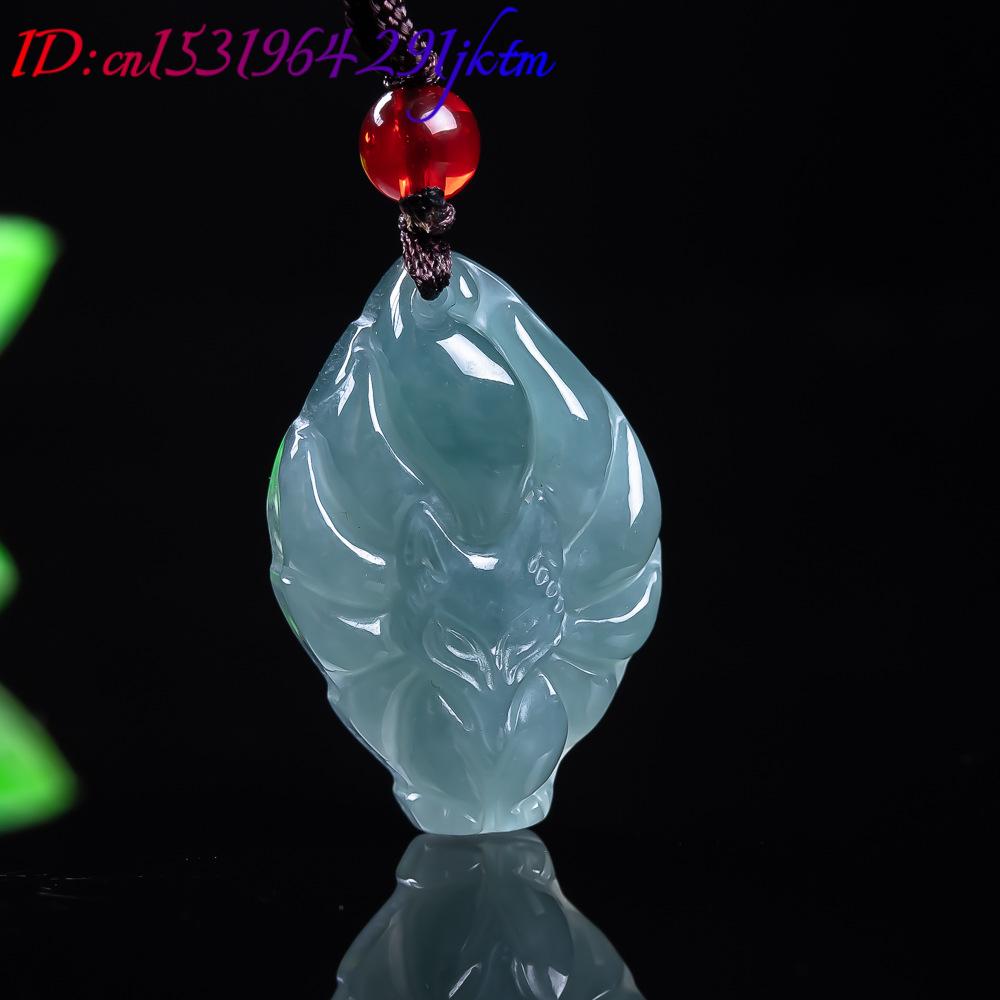 Natural Burmese Jadeite Fox Pe - Women Accessories For Gift recension och pris