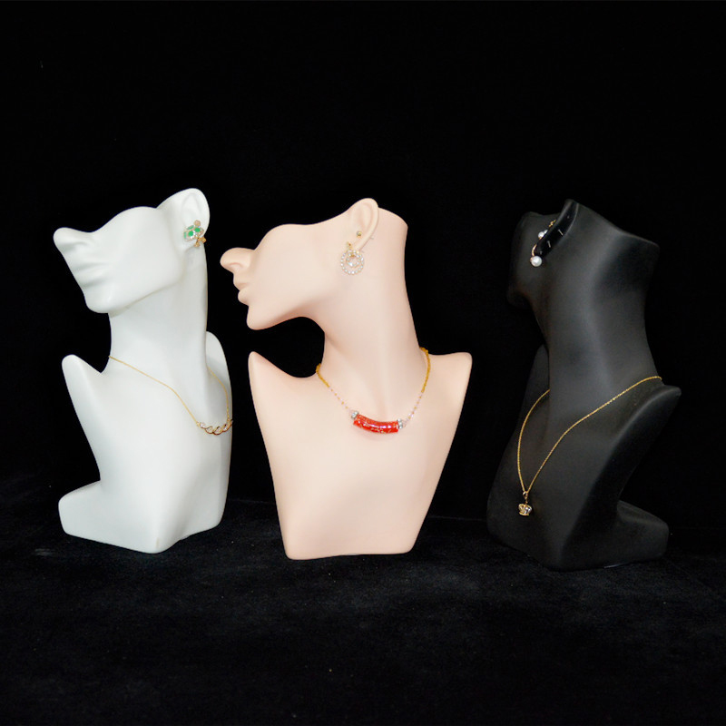 White Half Face Mannequin Head - Women Accessories Display recension och pris