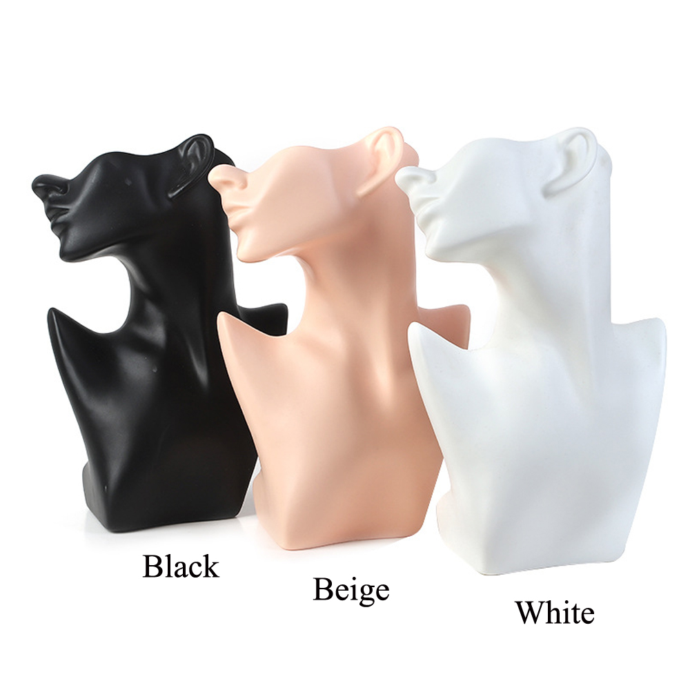 White Half Face Mannequin Head - Women Accessories Display recension och pris