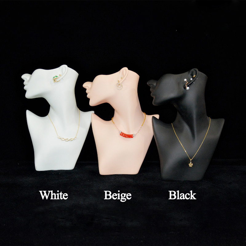 White Half Face Mannequin Head - Women Accessories Display recension och pris