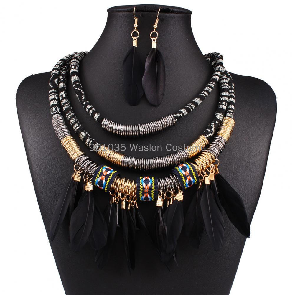 2Pcs/Set Egypt Feather Tassel  - Women Accessories Egypt recension och pris