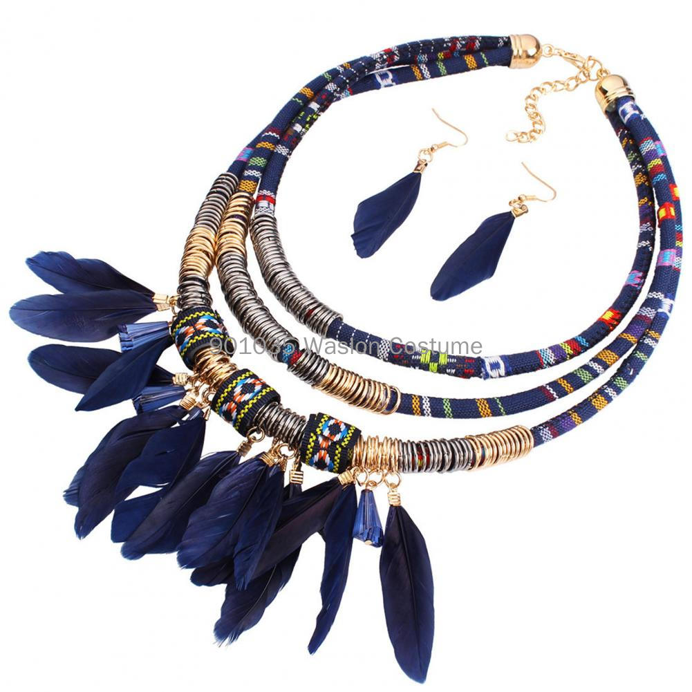 2Pcs/Set Egypt Feather Tassel  - Women Accessories Egypt recension och pris