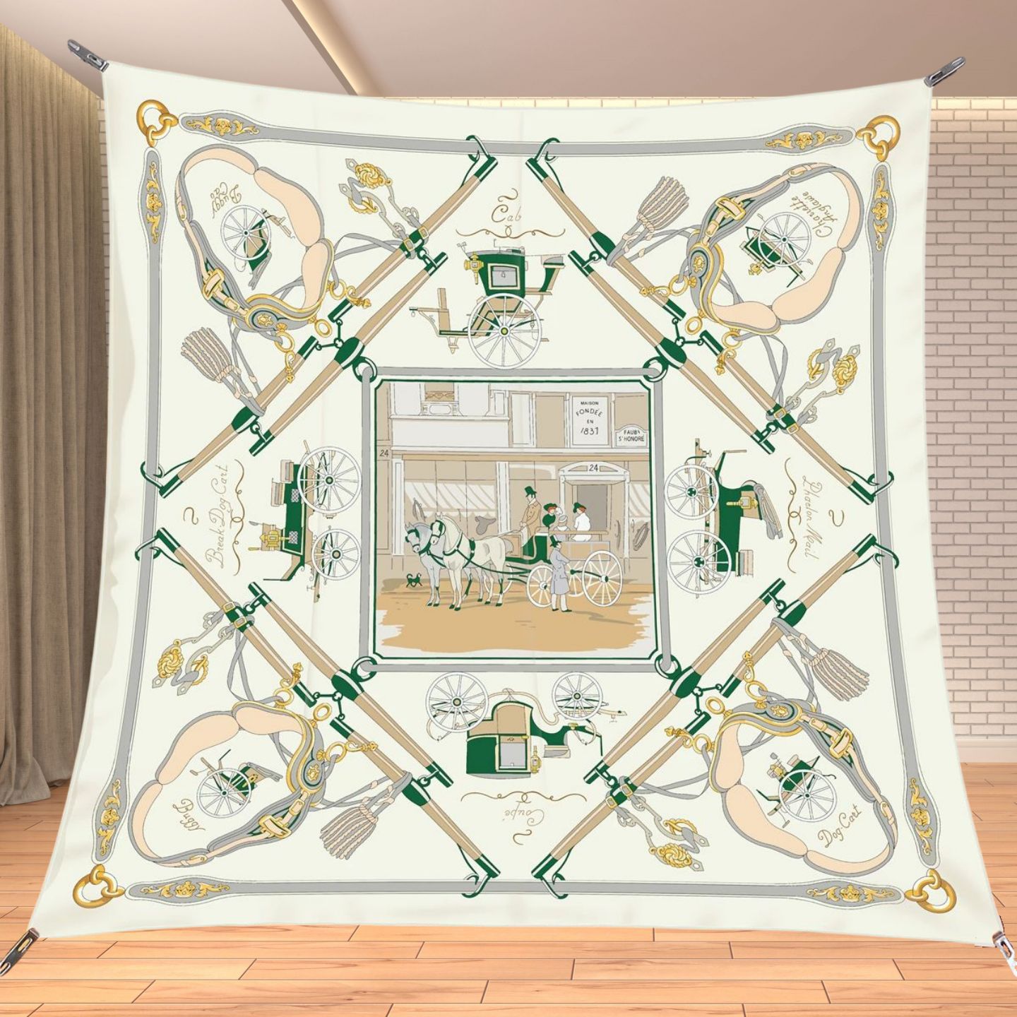 90cm Twill Silk Like Square Sc - Women'S Vacation Accessories recension och pris