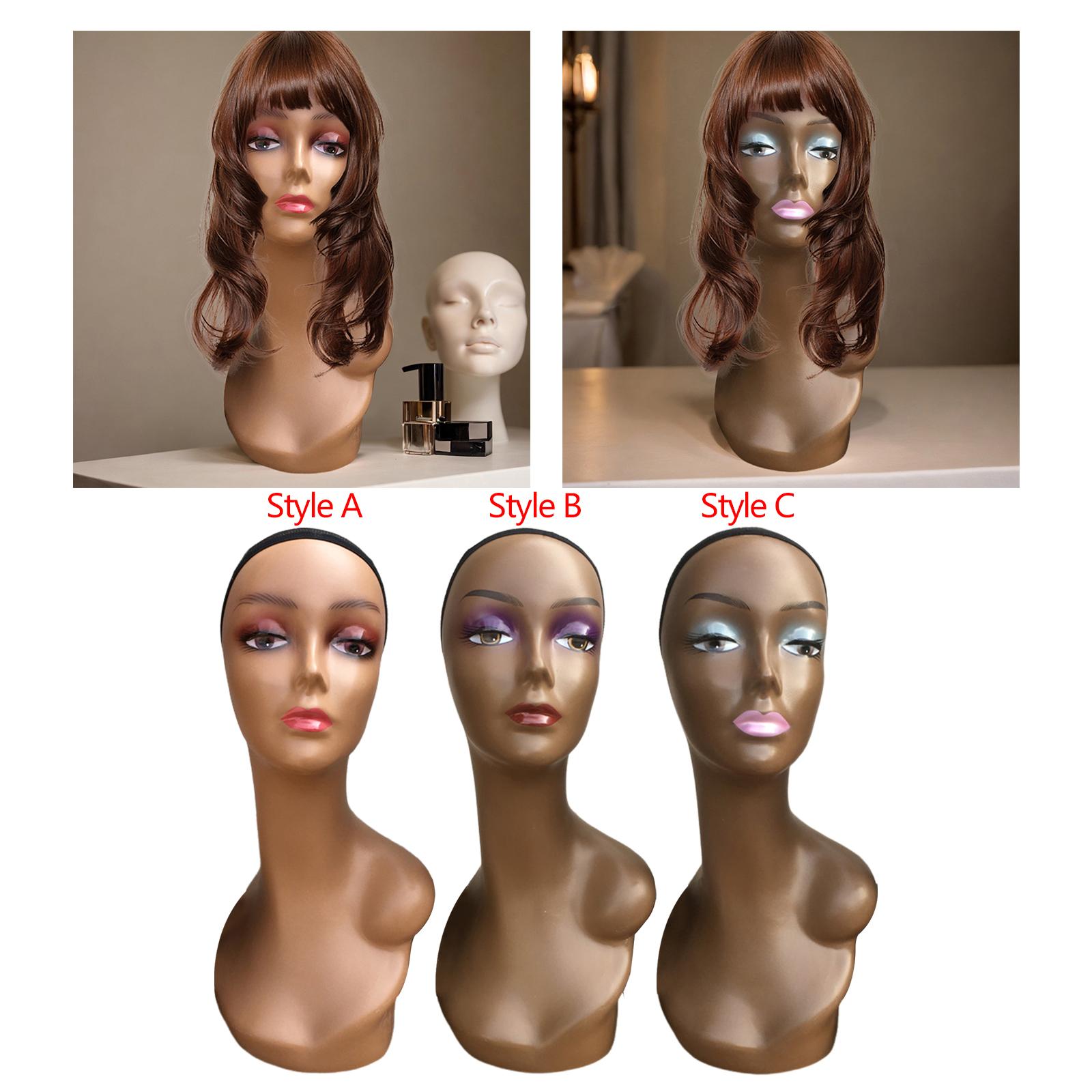 Woman Mannequin Head with Shou - Women Accessories Display recension och pris