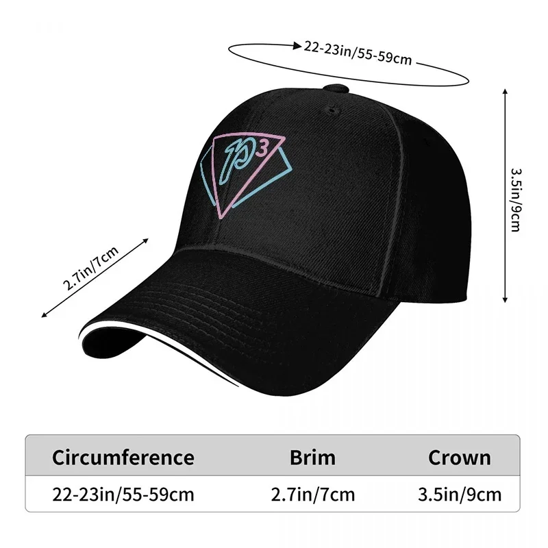 New P3 Logo Baseball Cap Black - Women Accessories Logo Design recension och pris