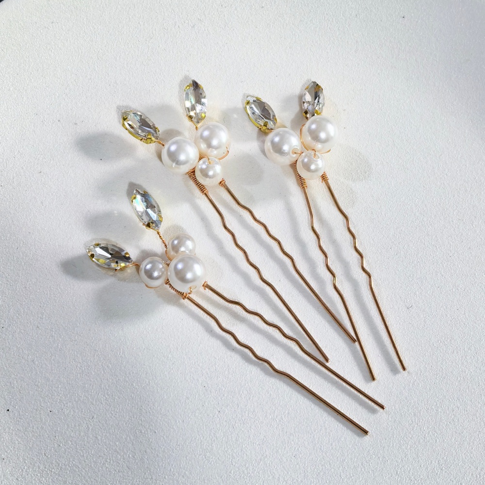 Pearl Crystal Hair Pins Comb S - Women'S Formal Accessories recension och pris