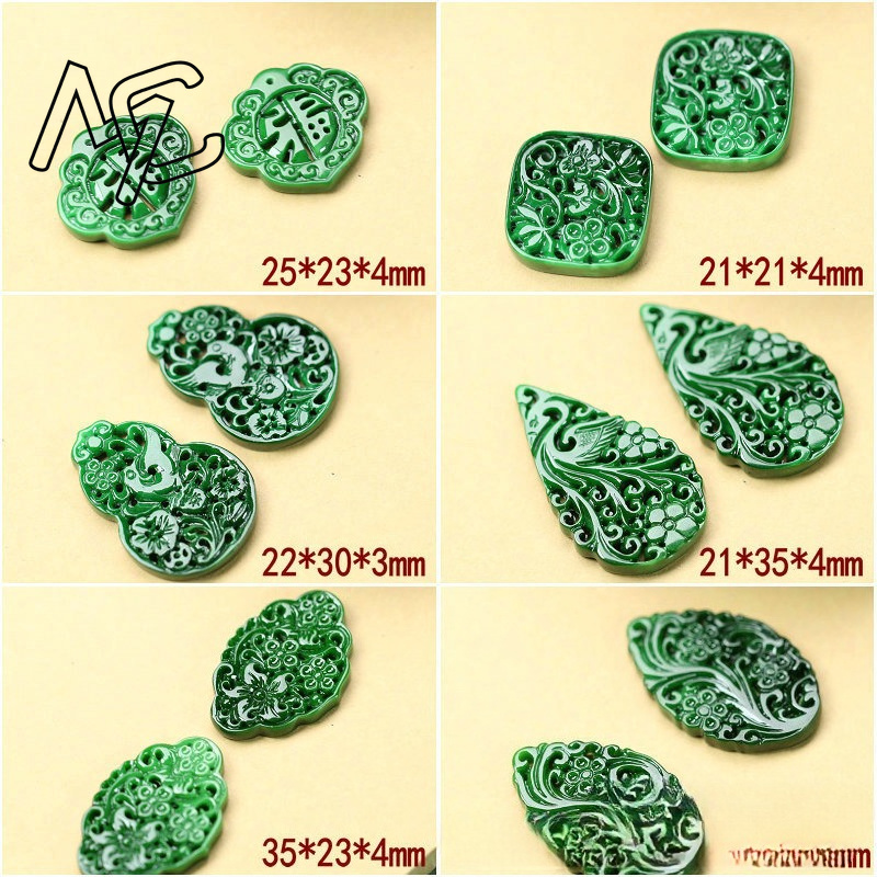 2pcs DIY Natural Dry Green Eme - Women Accessories For Gift recension och pris