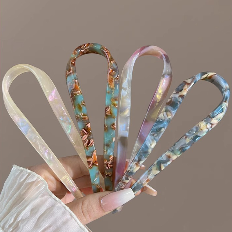 U-Shaped Hair Sticks Acetate A - Women'S Formal Accessories recension och pris