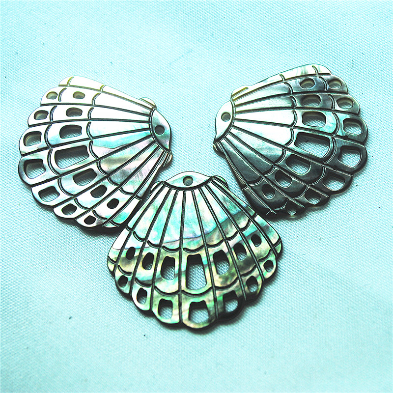 4PCS BLACK SHELL PENDANTS CARV - Women'S Accessories Nz recension och pris