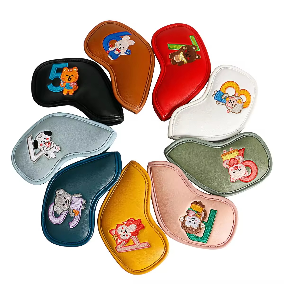 9Pcs Cute Cartoon Animal Golf  - Women Accessories For Gift recension och pris