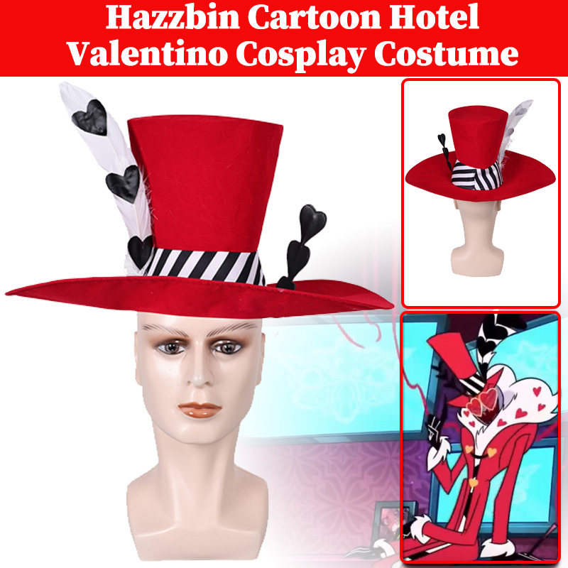 Hazzbin Valentino Hat Cosplay  - Women'S Valentino Accessories recension och pris