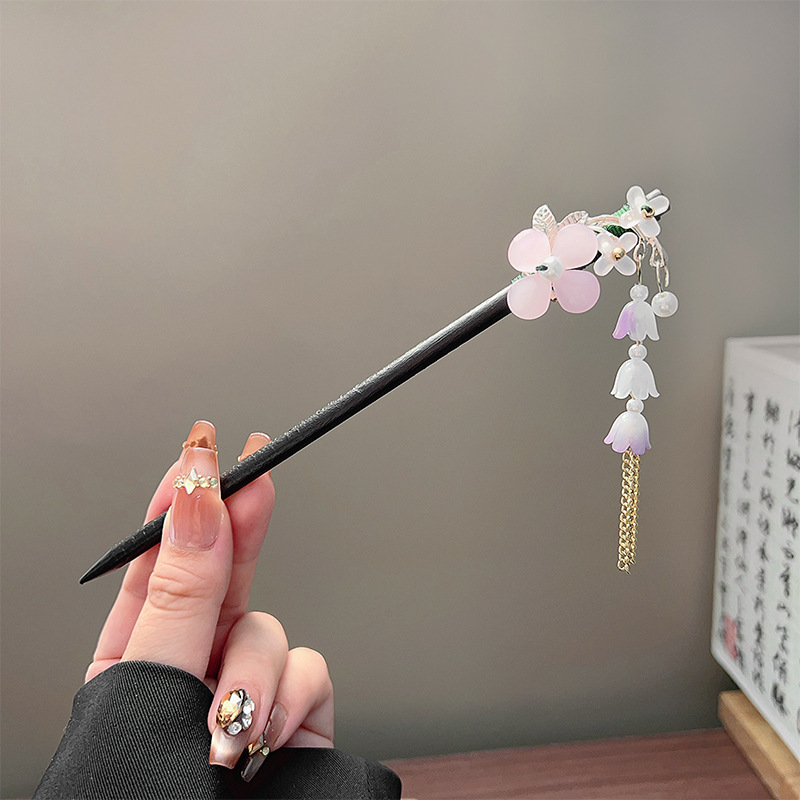 Classic Tassel Hair Stick Blac - Women'S Formal Accessories recension och pris